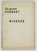 HERBERT Zbigniew - Wiersze.